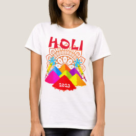 Feliz Holi 2023 linda camiseta
