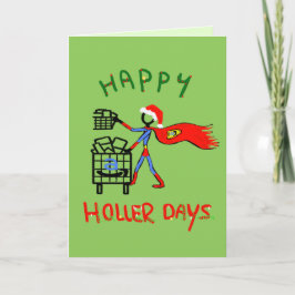 Feliz Hollerdays 8 - selector de pedidos. Tarjeta