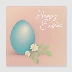 Feliz Huevo de Pascua floral pastel