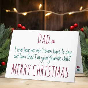 Feliz Humor de Navidad Divertido perro papá