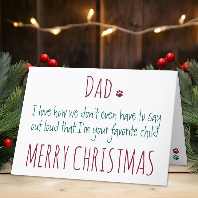 Feliz Humor de Navidad Divertido perro papá (Subido por el creador)