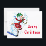 Feliz invierno y Chica baile tango Feliz Navidad<br><div class="desc">Feliz Snowman y Chica Dance Navidades de tango Fiesta Dibujo Personalizado divertido - Elegir / Añadir su texto único / nombre / color - Hacer su regalo especial - Redimensionar y mover o eliminar y agregar elementos / texto con herramienta de personalización ! Dibujo y diseño por MIGNED. Por favor,...</div>