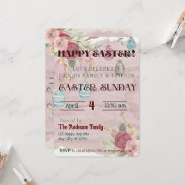 Feliz invitación a la celebración de Pascua