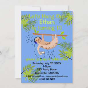 Feliz invitación a Sloth