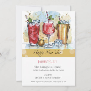 Feliz Invitación de Año Nuevo