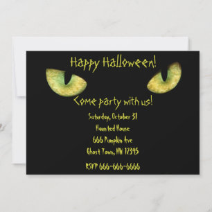 Feliz invitación de Halloween