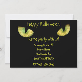Feliz invitación de Halloween