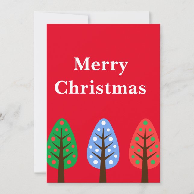 Feliz Invitación de Navidad (Anverso)