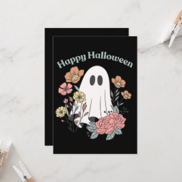 Feliz invitación fantasma de Halloween