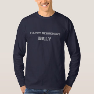 Feliz Jubilación con Camiseta de Nombre