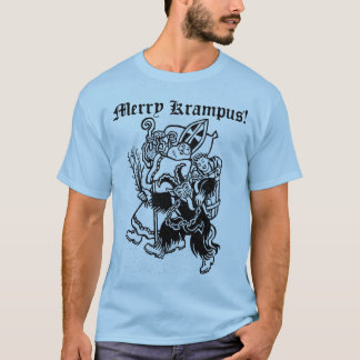 ¡Feliz Krampus! Camiseta. Camiseta divertida del