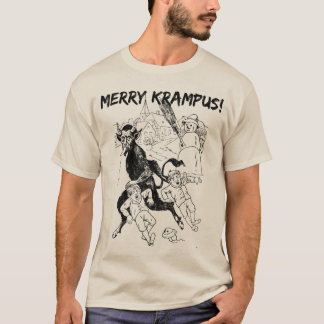 ¡Feliz Krampus! Camiseta. Camiseta divertida del