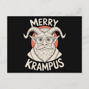 Feliz Krampus Mítico Navidad Xmas Fiesta