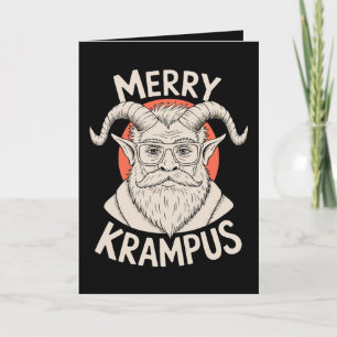 Feliz Krampus Mítico Navidad Xmas Fiesta