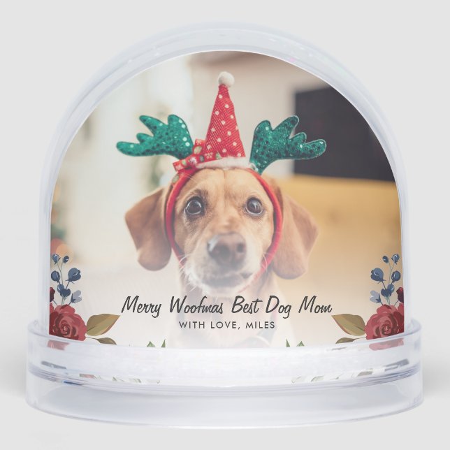 Feliz Mascota navideño foto y Personalizado famili (Anverso)