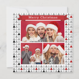 Feliz Moda navideña Patrón de árbol moderno 3 foto