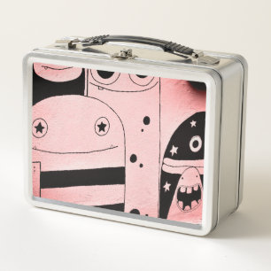 FELIZ MONSTER GRAFFITI DIY Lunchbox Metalizado INI