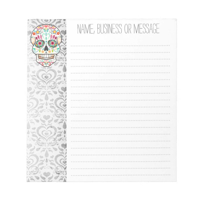 Feliz Muertos - Bloc de notas personalizado de azú (Frente)