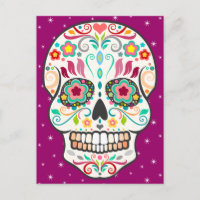 Feliz Muertos - Feliz tarjeta postal de la cesta d