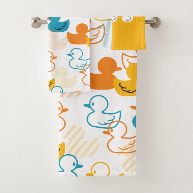 Feliz Natación de un Paddling Ducks Pattern II (In situ)