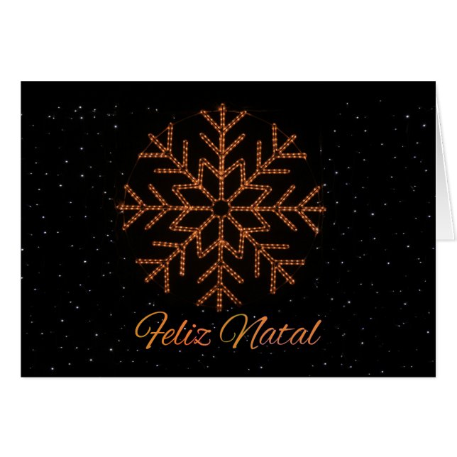 Feliz Natal Crystal Lights (Anverso (Horizontal))