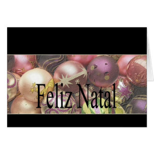 Feliz Natal - Tarjeta de Navidades portugueses