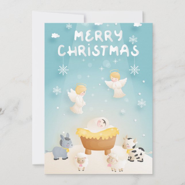 Feliz Natividad de Navidad (Anverso)
