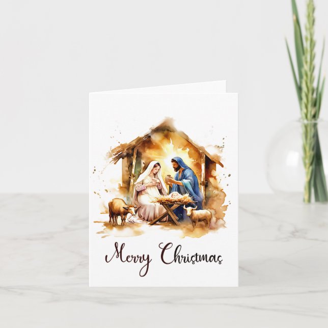 Feliz Natividad de Navidad (Anverso)