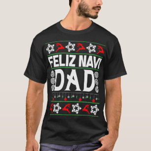 Feliz Navi Dad-Navidad Navidades feos suéter