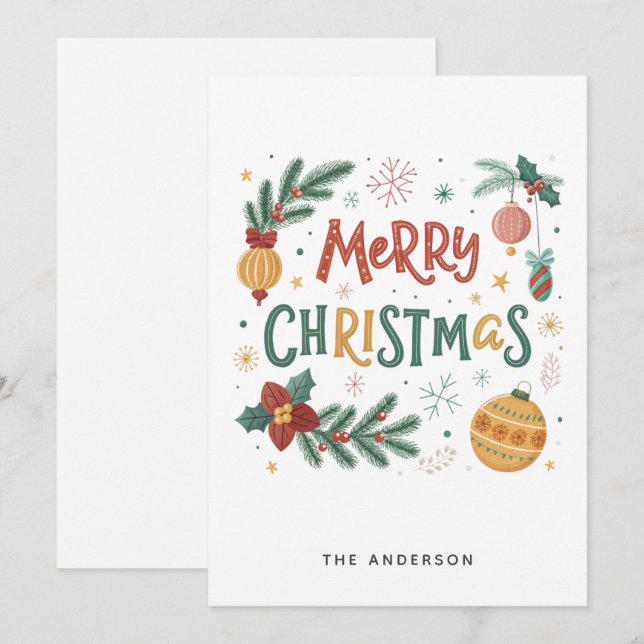 Feliz Navidad (Anverso / Reverso)