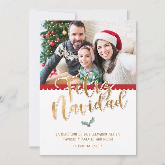 Feliz Navidad (Anverso)
