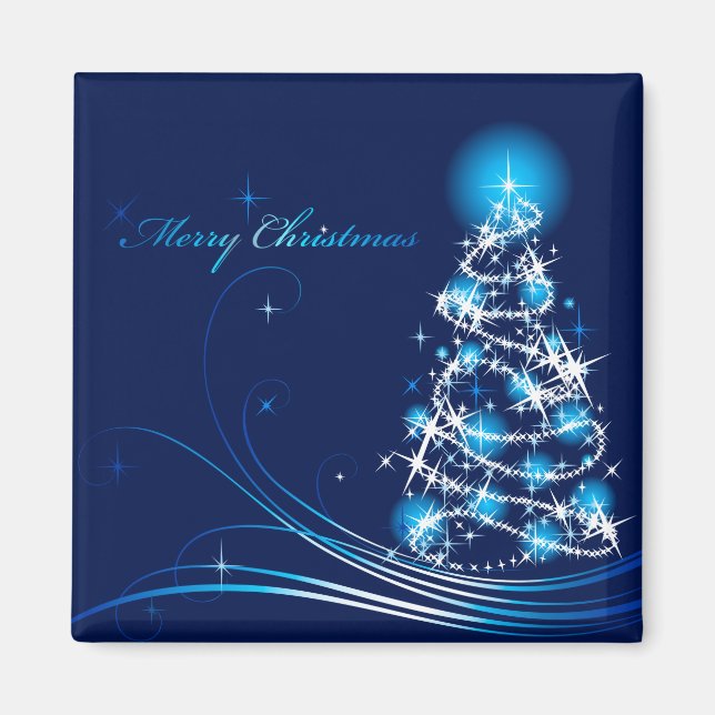 Feliz Navidad 10 imán (Frente)