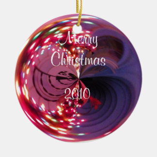 Feliz Navidad, 2010 Ornamento en Bombilla