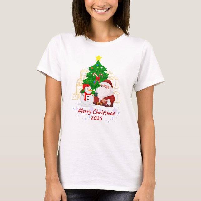 Feliz Navidad 2025 Unisex Jersey Tee (Anverso)