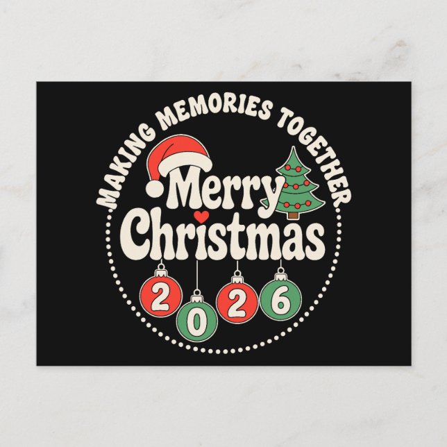 Feliz Navidad 2026 Creando Recuerdos Juntos Xmas (Anverso)