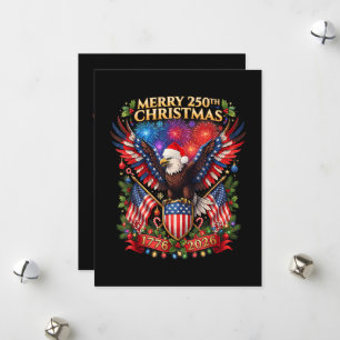 Feliz Navidad 250ª 1776 2026 Águila Patriótica 