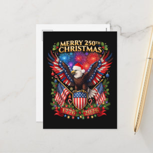 Feliz Navidad 250º 1776 2026 Águila Patriótica 