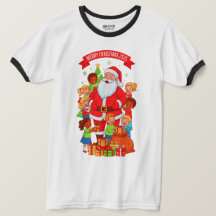 FELIZ NAVIDAD 2525 CAMISETA BÁSICA DE HOMBRE CON C