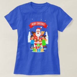 FELIZ NAVIDAD 2525 CAMISETA BÁSICA DE MUJER
