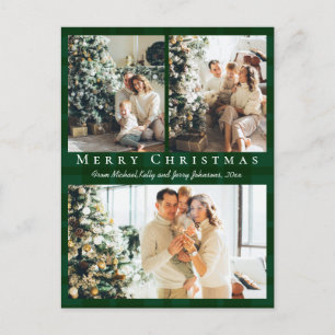 feliz navidad 3 fotos manada de búfalo verde