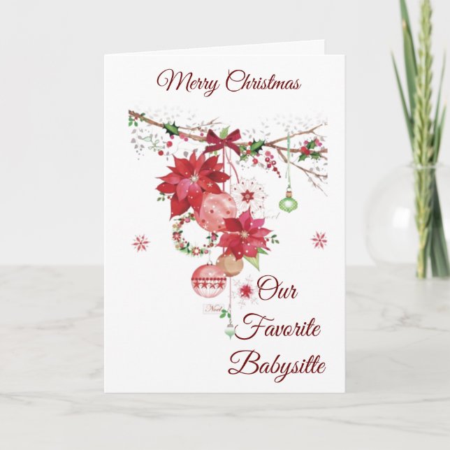 FELIZ NAVIDAD A *A NUESTRO BEBÉ FAVORITO* (Anverso)