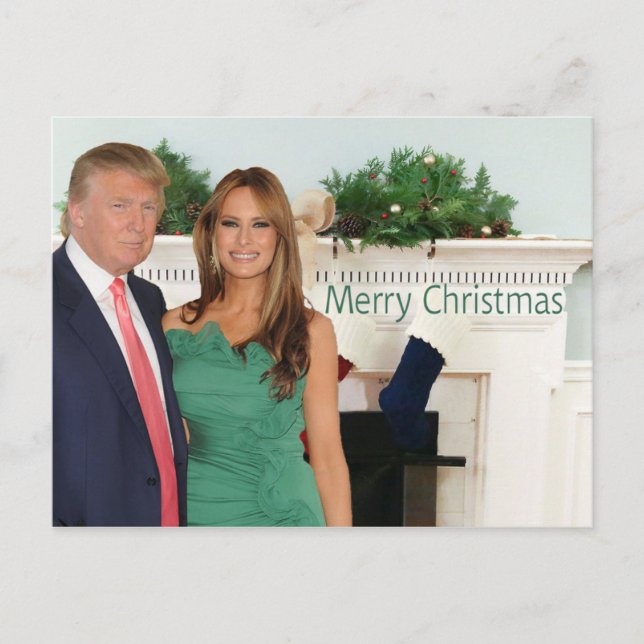 Feliz Navidad a Donald y Melania (Anverso)