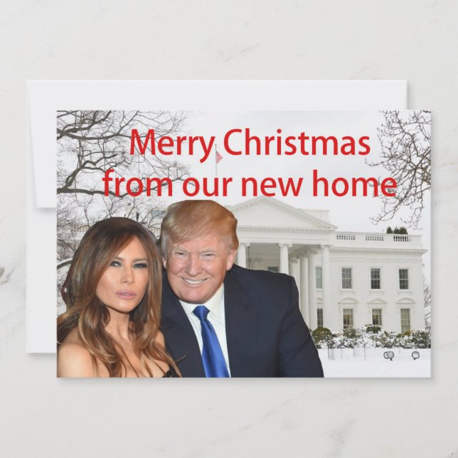 Feliz Navidad a Donald y Melania (Anverso)