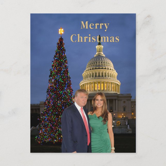 Feliz Navidad a Donald y Melania (Anverso)