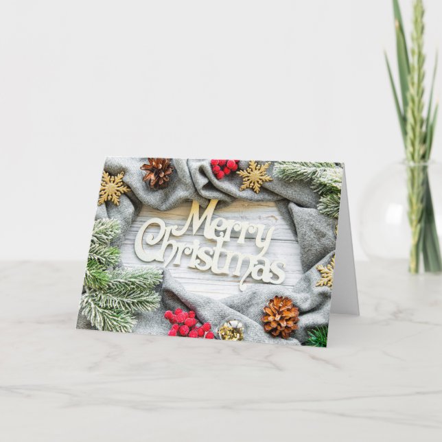 Feliz Navidad a familiares de amigos (Anverso)