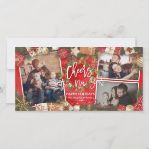 Feliz Navidad a foto de Año Nuevo