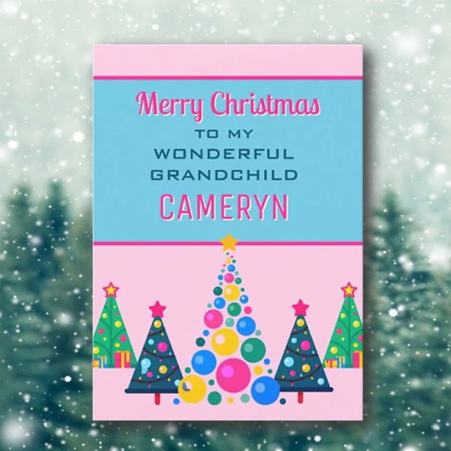 Feliz Navidad a la maravillosa tarjeta de nieto (Subido por el creador)