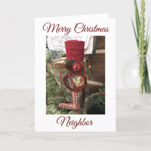 FELIZ NAVIDAD A LA TARJETA DE FESTIVIDAD DE *VECIN
