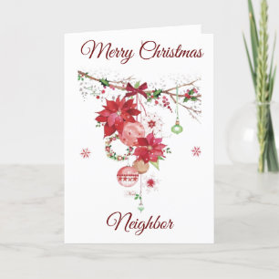 FELIZ NAVIDAD A LA TARJETA DE FESTIVIDAD DE *VECIN