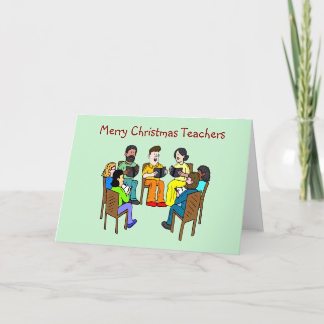 Feliz Navidad a los profesores de escuela de profe (Anverso)